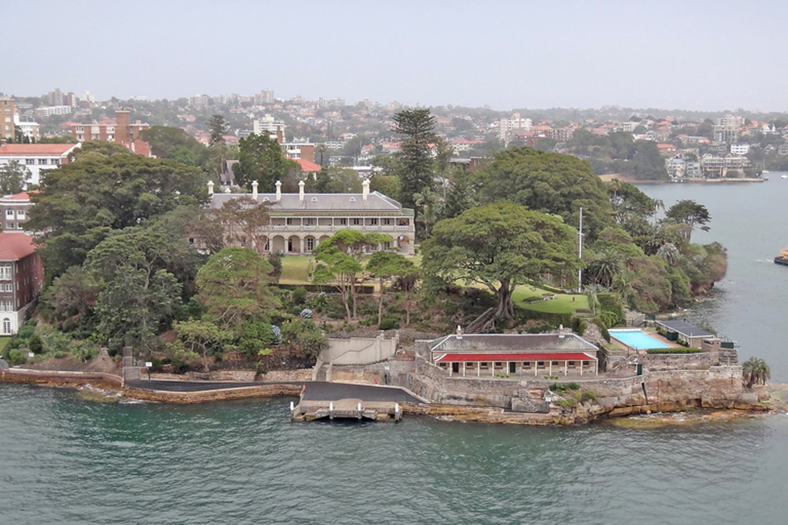 Aerial view of a waterfront estate and harbourside development, showing the scale of site and infrastructure civil engineering work supports